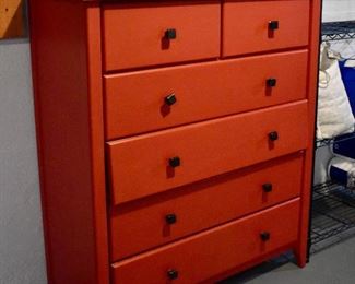 Painted chest of drawers