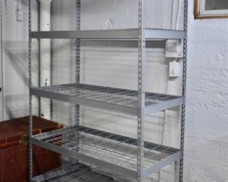 Metal shelving