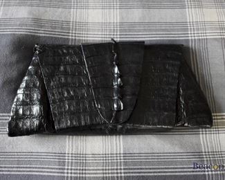 Juliette Jake alligator clutch