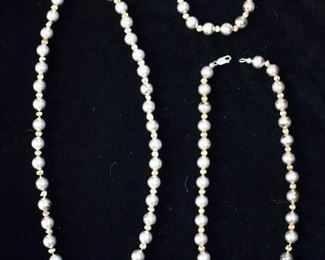 Dobbs sterling silver necklaces and bracelet