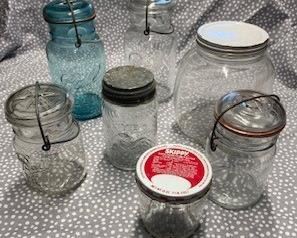 Glass jars