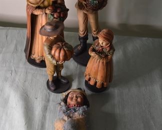 Assorted Thanksgiving Decorations along with Skookum