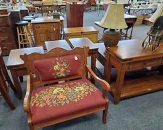 Vintage and modern furniture