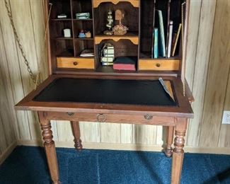 Drop front hotel desk 