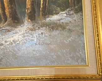 Signed oil paintings