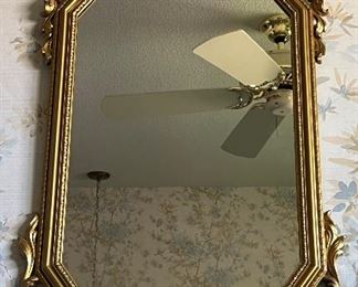 Vintage Gold Framed Mirror