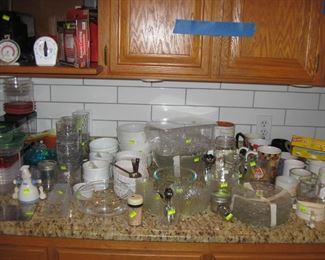 Kitchen:   Glassware-