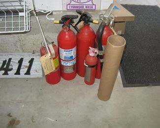 Garage: Fire Extinguishers