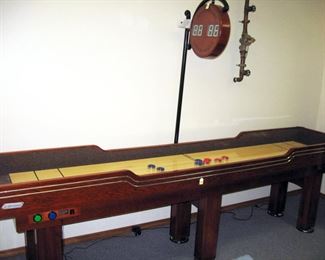 Downstairs Back Room Right: Shuffle Board Game