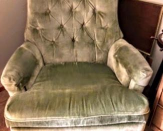 Green Velvet Chair