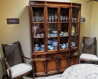 Vintage China Cabinet Hickory Manufacturing Co