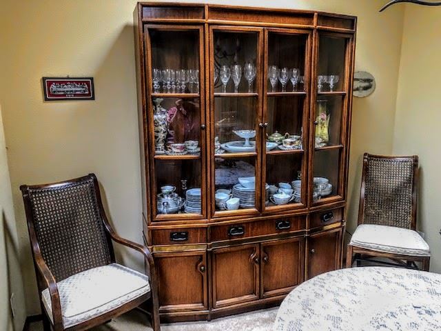Vintage China Cabinet Hickory Manufacturing Co