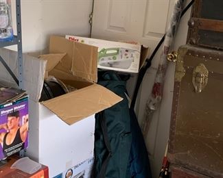 Bag chairs, Farberware fryer