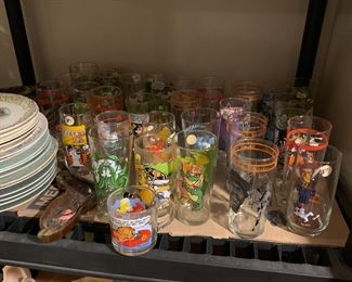 Vintage novelty glasses