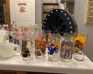 Vintage novelty glasses