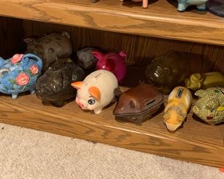 Vintage piggy banks