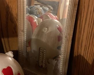 Milk hauling vintage mirror thermometer advertising sign