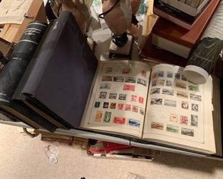 HUGE STAMP COLLECTION with boxes and boxes. Estimated over 10,000 stamps