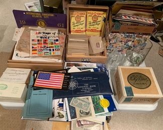 More of the large stamp collection dating back to the turn of the century and spanning many countries