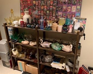 Mid century modern shelves