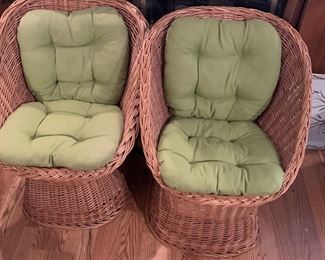 Wicker chairs