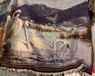 Swan afghan