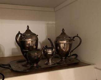 Silver tea set