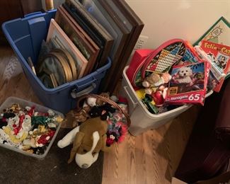 Kids games, toys, art