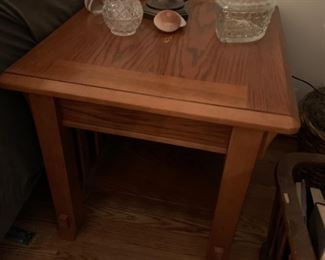 1 of 2 matching side tables