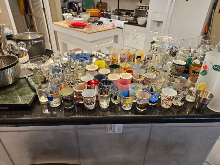 Shot glass collection 