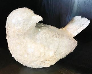 Decorative Song Bird with Pearlescent Sequins