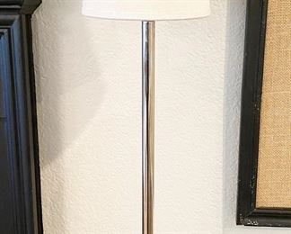 Tall Chrome Table Lamp (Pair available)
