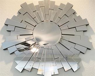 Large Sunburst Wall Mirror