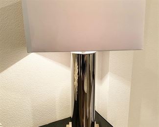 Modernist Chrome Table Lamp
