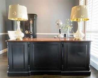 2 Piece 8 Drawer Corner Desk