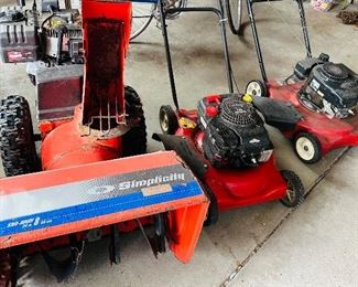 Snowblower and lawn mowers