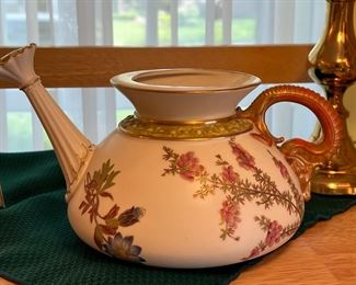Beautiful antique, porcelain watering can