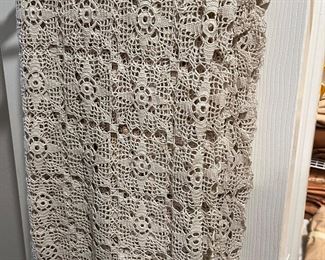 Hand crafted table cloth 