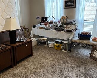 Wedgwood glassware, appliances and miscellaneous items