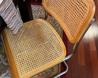 Caned chairs (6)