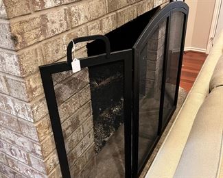 Fireplace screen 