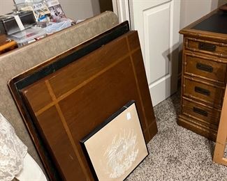 Card tables some vintage 