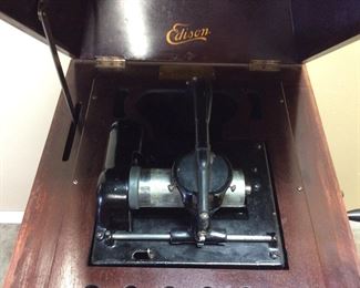 ANTIQUE EDISON AMBEROLA 75 CYLINDER PHON