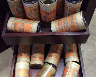 ANTIQUE EDISON AMBEROLA 75 CYLINDER PHON