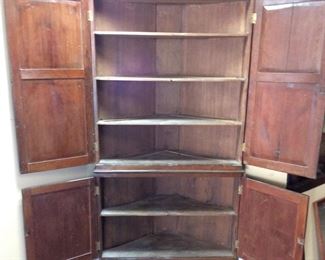 ANTIQUE CORNER ARMOIRE