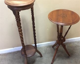 (2) VTG. PLANT STANDS