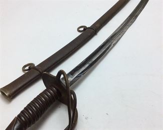 1864 CIVIL WAR UNION SWORD w SCABBARD
