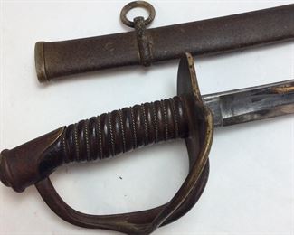 1864 CIVIL WAR UNION SWORD w SCABBARD