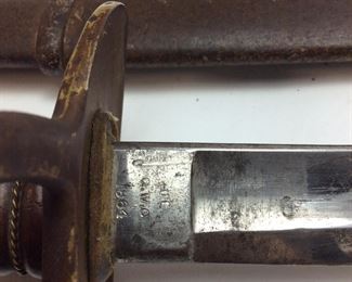 1864 CIVIL WAR UNION SWORD w SCABBARD