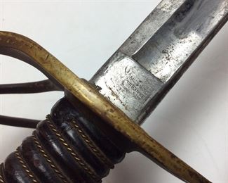 1864 CIVIL WAR UNION SWORD w SCABBARD